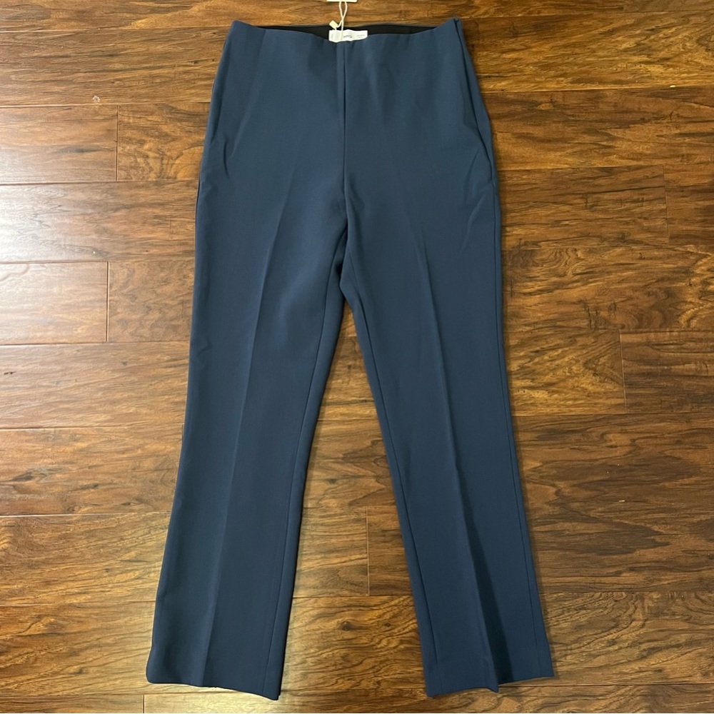 MANGO Blue Flare Cropped Pants